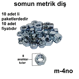 CİVATA SOMUNU M4
