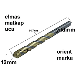ELMAS MATKAP UCU BETON DELME DUVAR 12 NUMARA BÜYÜK KALİTELİ