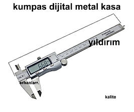 KUMPAS DİJİTAL METAL KASA KALİTELİ HASSAS