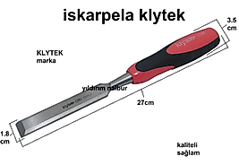 İSKARPELA KLYTEK KALİTE SAĞLAM 18MM AHŞAP YONTMA