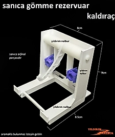 SANICA GÖMME REZERVUAR BOŞALTMA GRUBU KALDIRAÇ KISA MODEL SANİCA MARKA