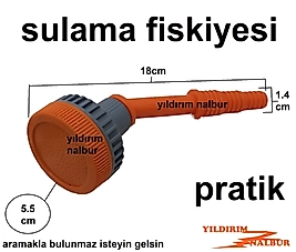 BAHÇE SULAMA FİSKİYESİ PRATİK MODEL HORTUM UCU SULAMA APARATI