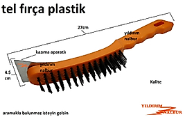 TEL FIRÇA PLASTİK KAZIMA APARATLI