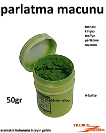 TORNA İNCE PARLATMA MACUNU KALIP PARLATMA CİLA TESFİYE MACUNU TORNACI