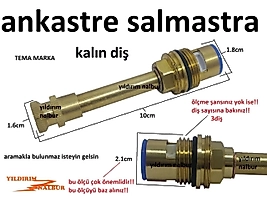 TEMA ANKASTRE KALIN DİŞ SALMASTRA TAHARAT MUSLUĞU İÇİ AÇ KAPA SİAMP GÖMME REZERVUAR İÇİ