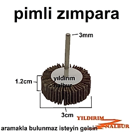 PİMLİ ZIMPARA 3MM KALIN KUM ZIMPARA 30 LUK TAŞLAMA