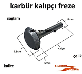 KARBÜR KALIPÇI FREZE TEPSİ DÜZ KALIPÇI TORNA UCU TAŞLAMA