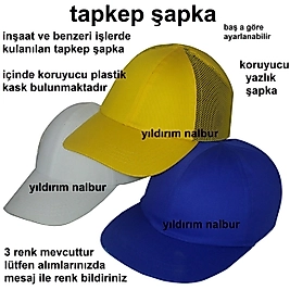 TAPKEP EMNİYET ŞAPKASI BARET İNŞAAT ŞAPKASI