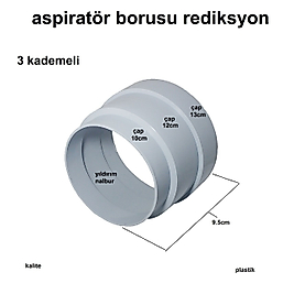 ASPİRATÖR BORUSU REDİKSYONU DAVLUMBAZ BORUSU DÜŞÜRÜCÜ