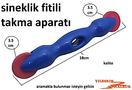 SİNEKLİK FİTİL GEÇİRME APARATI SİNEKLİK MONTAJ ORTA BOY FİTİL TAKMA TEKERLEK