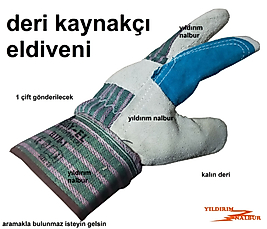 ELDİVEN KAYNAKÇI ELDİVENİ KALIN SICAĞA DAYANIKLI DERİ SAĞLAM