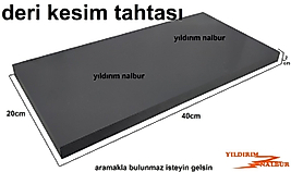 DERİ KESİM TAHTASI 40x20 PLASTİK FİBER UZUN DERİ KESME TABLASI HOBİ İŞLERİ TABLA
