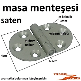 MASA MENTEŞESİ KAPI MENTEŞE SATEN RENK MENTEŞE YAPRAK MENTEŞE KALIN KALİTE
