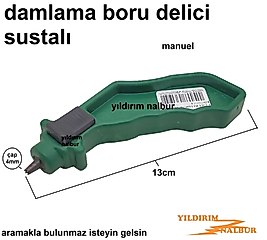 DAMLAMA BORU DELME APARATI SUSTALI PLASTİK DELME ALETİ