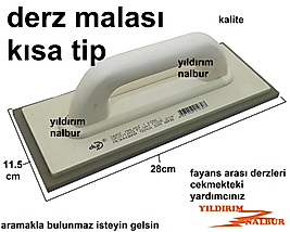 DERZ MALASI KISA TİP 28 CM USTA MALASI KALİTELİ SAĞLAM