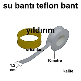 TEFLON SU BANTI SU SIZINTISI KESME BANTI SIZDIRMAZLIK BANTI