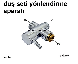 DUŞ SETİ YÖNLENDİRCİ SÜRGÜLÜ DUŞ SETİ AÇ KAPA ERKEK YÖN VERİCİ