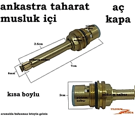 ANKASTRE TAHARAT MUSLUĞU İÇİ AÇ KAPA TAHARET MUSLUK İÇİ KÜÇÜK BOY GİZLİ TAHARET