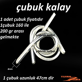 ÇUBUK KALAY KALAYLAMA PARLATMA ÇUBUĞU KALAYCILARA KALAY