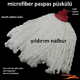 MİCROFİBER TEMİZLİK PÜSKÜLÜ 1.KALİTE MİKROFİBER PASPAS PÜSKÜL