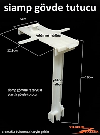 SİAMP GÖMME REZERVUAR GÖVDE TUTUCU PLASTİK