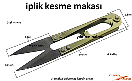 İPLİK MAKASI MİNİK İP KESME MAKASI FABRİKA EL MAKASI İP UCU KESME