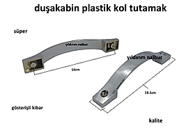 DUŞAKABİN KULP DUŞA KABİN KOLU TUTAMAK PLASTİK