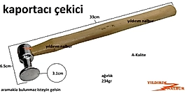 KAPORTACI ÇEKİÇ KAPORTACI ÇEKİCİ TEK TARAFLI YUVARLAK BAŞ