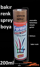 BAKIR RENK SPREY BOYA 200ML BAKIR BOYA