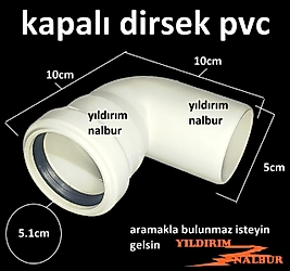 LAVABO TEZGAH ALTI 50 LİK KAPALI DİRSEK SİFON GİDERİ KAPALI DİRSEK PİMAŞ
