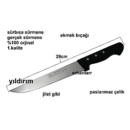 SÜRBISA SÜRMENE EKMEK BIÇAĞI GERÇEK 1.KALİTEEEE