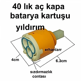 AÇ KAPA BATARYA KARTUŞU BATARYA İÇİ AYAKSIZ 40LIK KARTUŞ TAMİR DÜZ TABAN MİX BATARYA