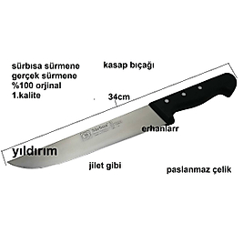 SÜRBISA SÜRMENE KASAP BIÇAĞI GERÇEK BÜYÜK BOY