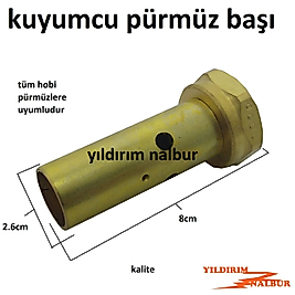 KUYUMCU PÜRMÜZÜ BAŞLIK 2.6CM ŞALAMA UCU YAKYAK HOBİ ŞALAMA