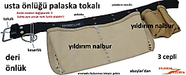 USTA ÖNLÜĞÜ PALASKA TOKALI KEMER ÇİVİ ÖNLÜK DERİ ÖNLÜK İNŞAAT ÖNLÜK USTALA ÖZEL