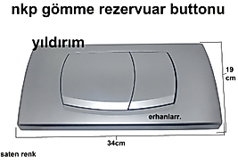 NKP GÖMME REZERVUAR DÜĞMESİ BUTONU ORJİNAL BÜYÜK BOY YENİ