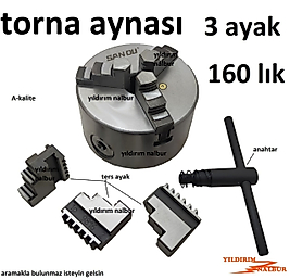 TORNA AYNASI 3 AYAK 160 LİK TORNA MAKİNA AYNA AHŞAP TORNA YÜZALTMIS