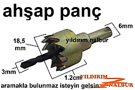 AHŞAP PANÇ 18,5MM MATKAP UÇLU AHŞAP DELİK AÇMA APARATI