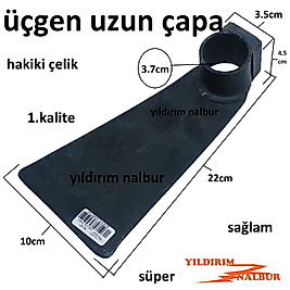 BAHÇE ÇAPASI ÇELİK UZUN BOY TOPRAK ÇAPALAMA KAZMASI BELLEME