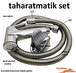 TAHARAT MATİK SET TAHARATMATİK TAHARET FİSKİYE DUŞ FİSKİYESİ TAHARATLANMA