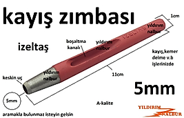 KAYIŞ ZIMBASI 5MM KEMER DELME ÇİVİ