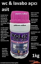 LAVABO AÇ ASİT TIKANIK LAVABO AÇMA 1KG TUVALET WC AÇAR KİMYASAL İLAÇ