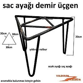 SAC AYAĞI OCAK AYAĞI ÜÇGEN MODEL SAÇ AYAK