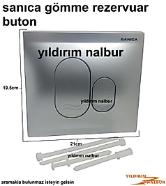 SANİCA GÖMME REZERVUAR BUTON DÜĞMESİ OVAL BUTON BÜYÜK SANICA REZERVUAR DÜĞME