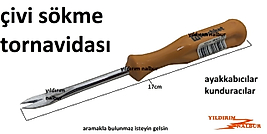 ÇİVİ SÖKME TORNAVİDASI KUNDURACI AYAKKABICI ÇİVİ ÇIKARMA APARATI