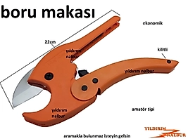 BORU KESME MAKASI PPRC PLASTİK BORU KESME PENSESİ EKONOMİK SERİ