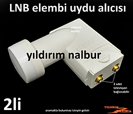 ELEMBİ 2 Lİ GİRİŞLİ UYDU ALICISI CİHAZI ÇANAK ÇİFTLİ KANAL CİHAZI
