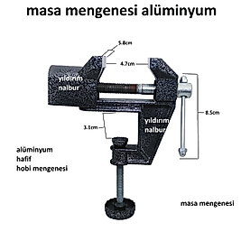 MASA MENGENESİ HOBİ MENGENE ALÜMİNYUM KALİTELİ HAFİF