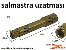 MUSLUK SALMASTRA UZATMASI ORTA BOY 4CM MUSLUK İÇİ ANKASTRE DÖRTLÜK
