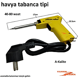 HAVYA LEYİM TABANCASI 40-80 WAAT TABANCA TİPİ KAYNAK TABANCASI